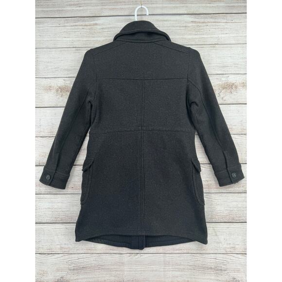 Patagonia Better Sweater Coat Womens Small Dark Gray Fleece Thigh Length - Picture 2 of 12